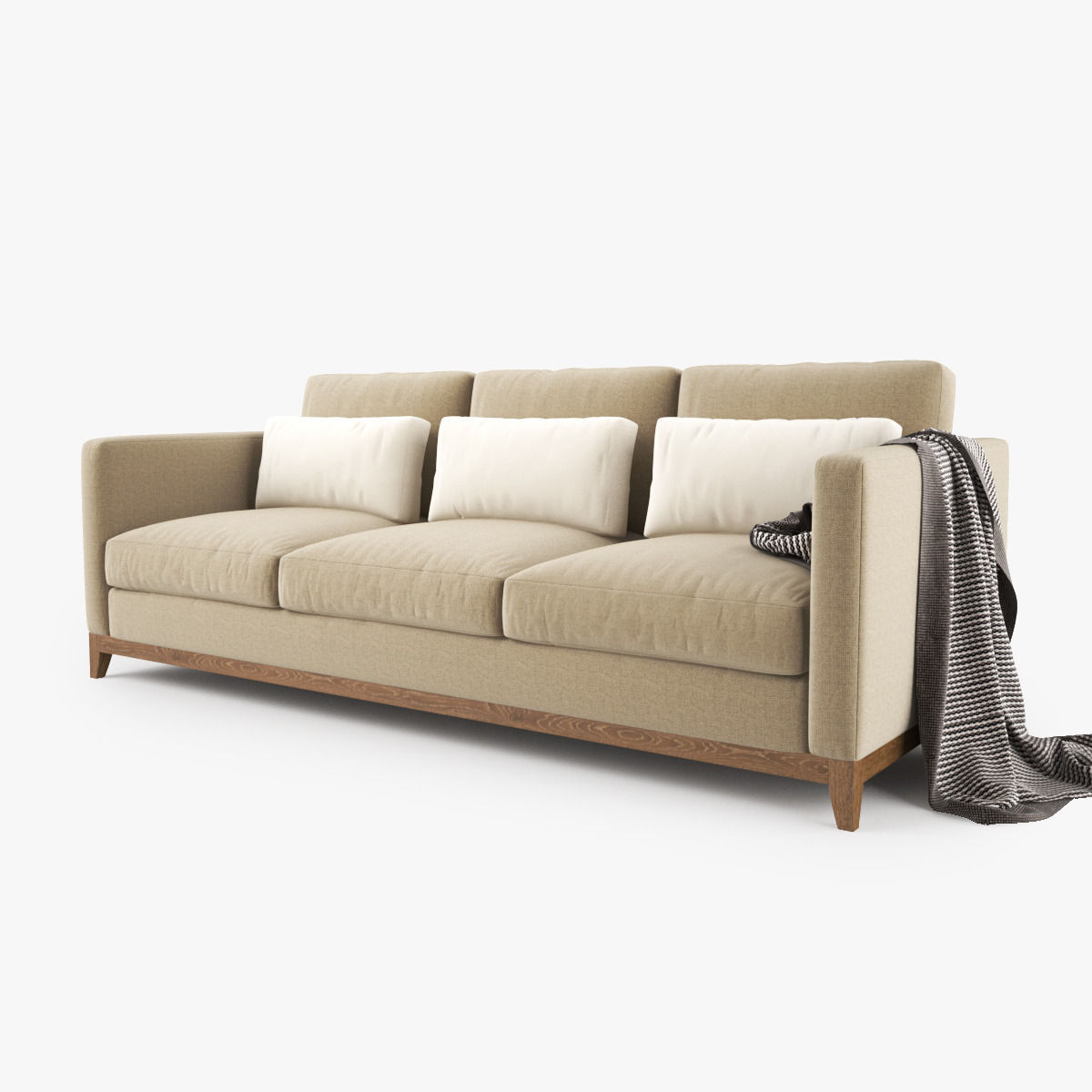 Crate and Barrel - Taraval Sofa Collection 3D model_3