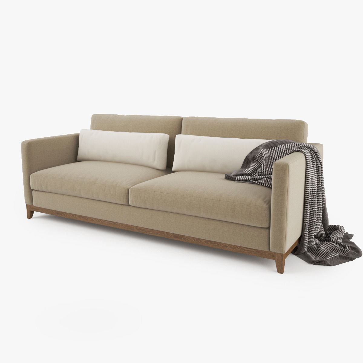 Crate and Barrel - Taraval Sofa Collection 3D model_16