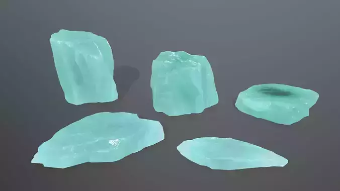 Ice Set aquamarine crystal
