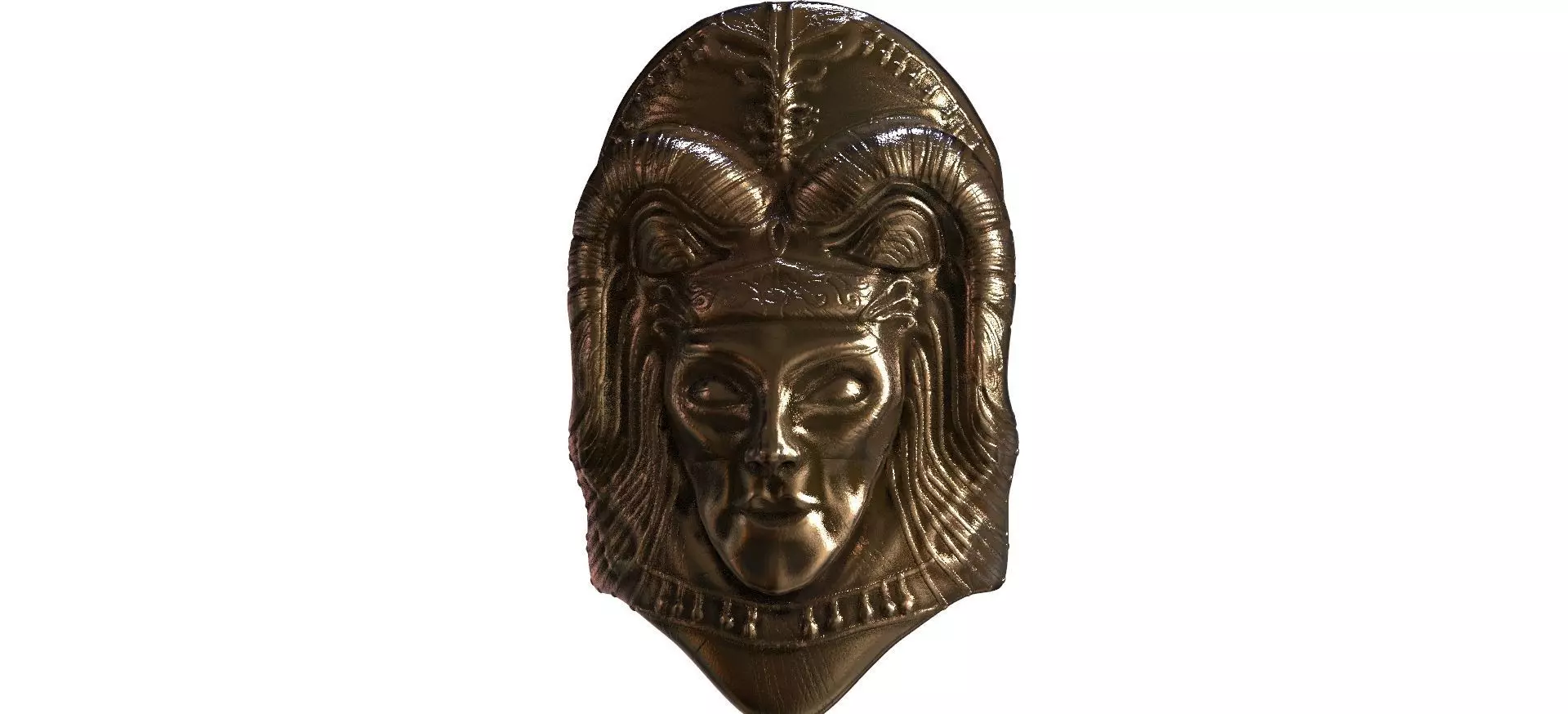 Athena Shield 3D model_0