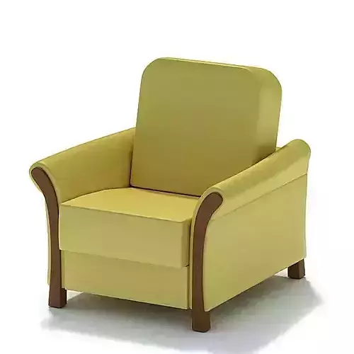 Classic Yellow Armchair