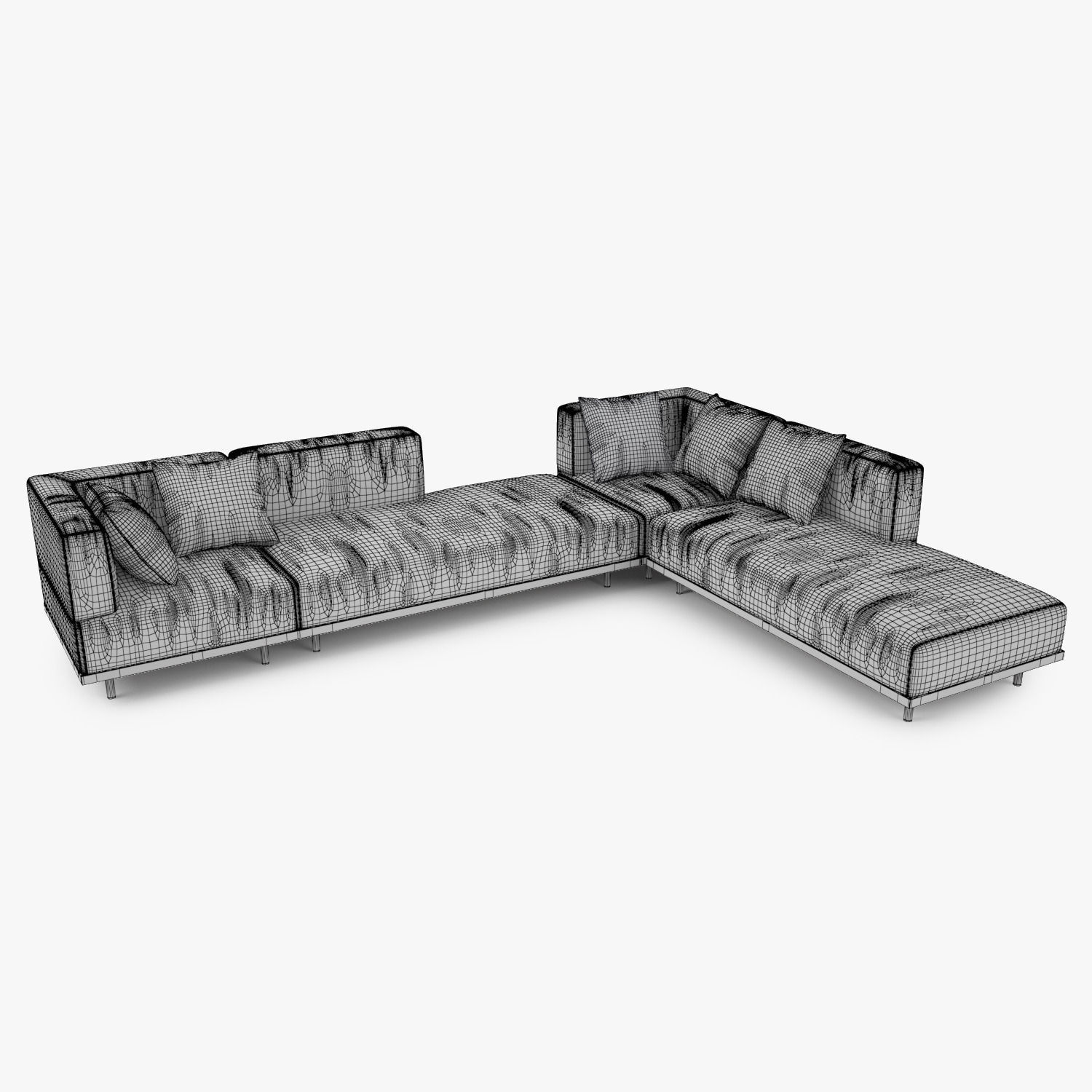 Royal Botania Lazy Sofa Collection 3D model_12