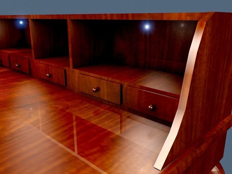 HOME-OFFICE DESK 3D model_2