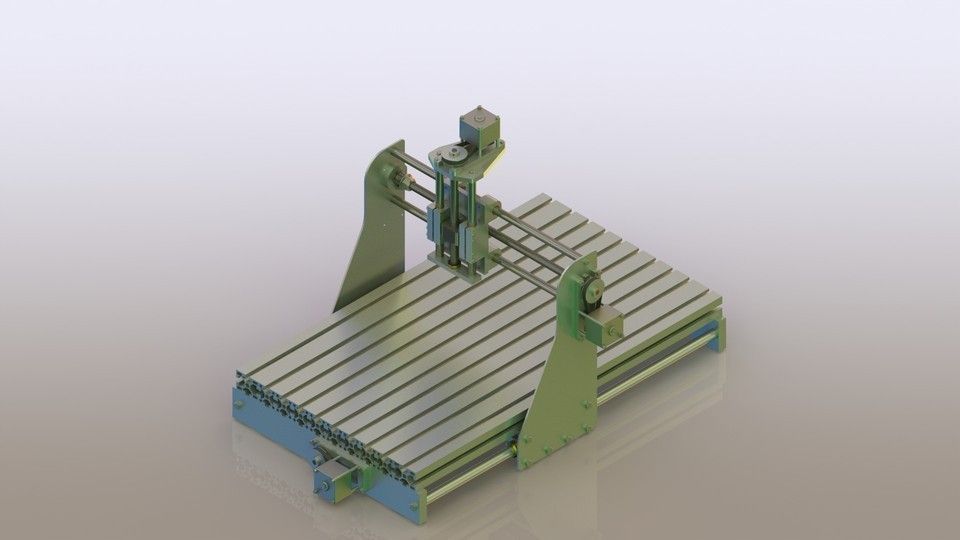 CNC 3-AXIS Free 3D model_3