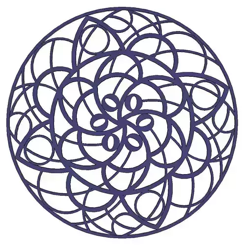 Mandala circular design