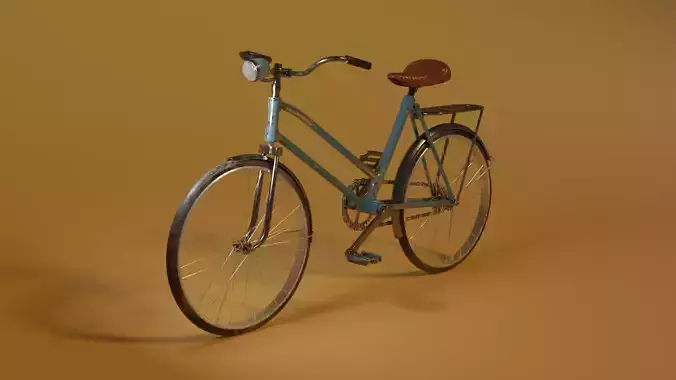Old blue bike