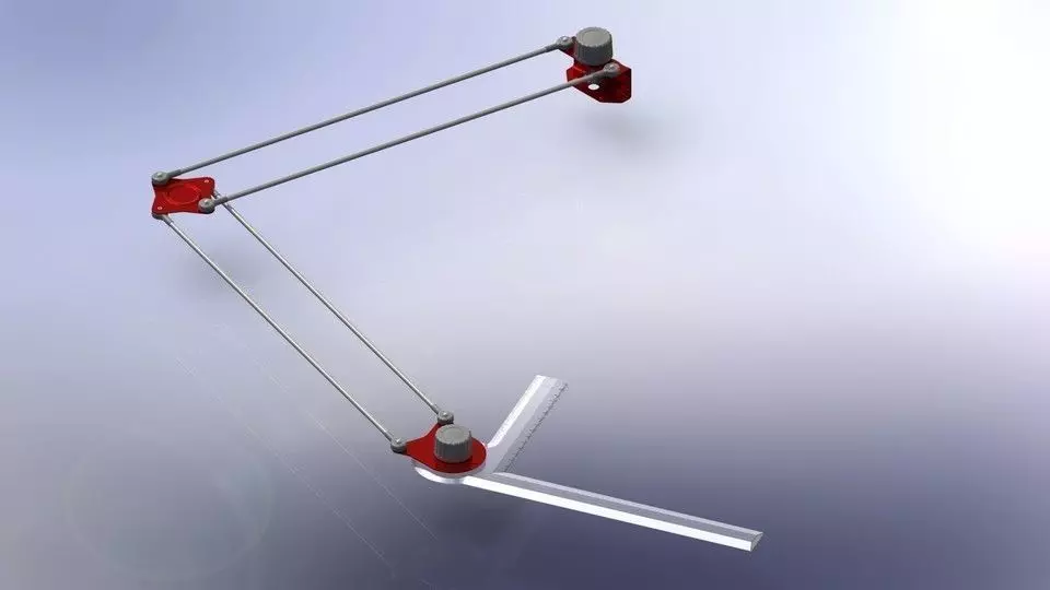 Drafter device with handle Free 3D model