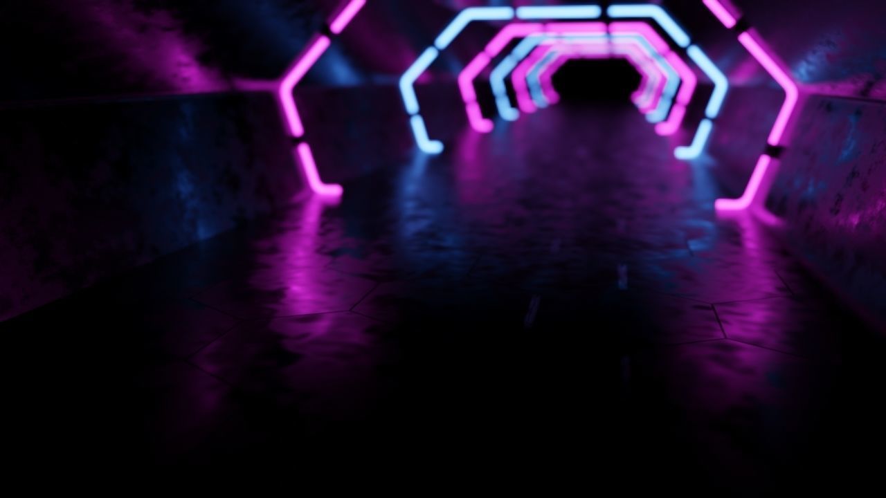 Hall Way - Empty Room - PBR 3D model_6