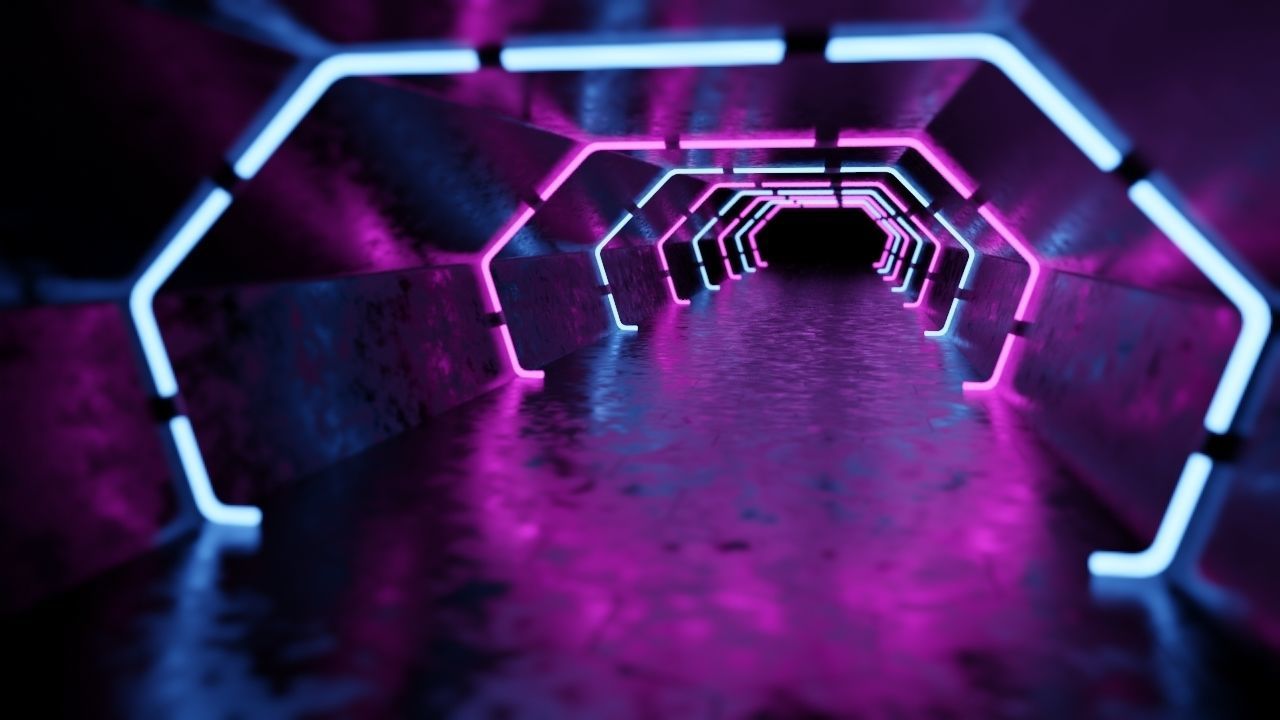 Hall Way - Empty Room - PBR 3D model_5