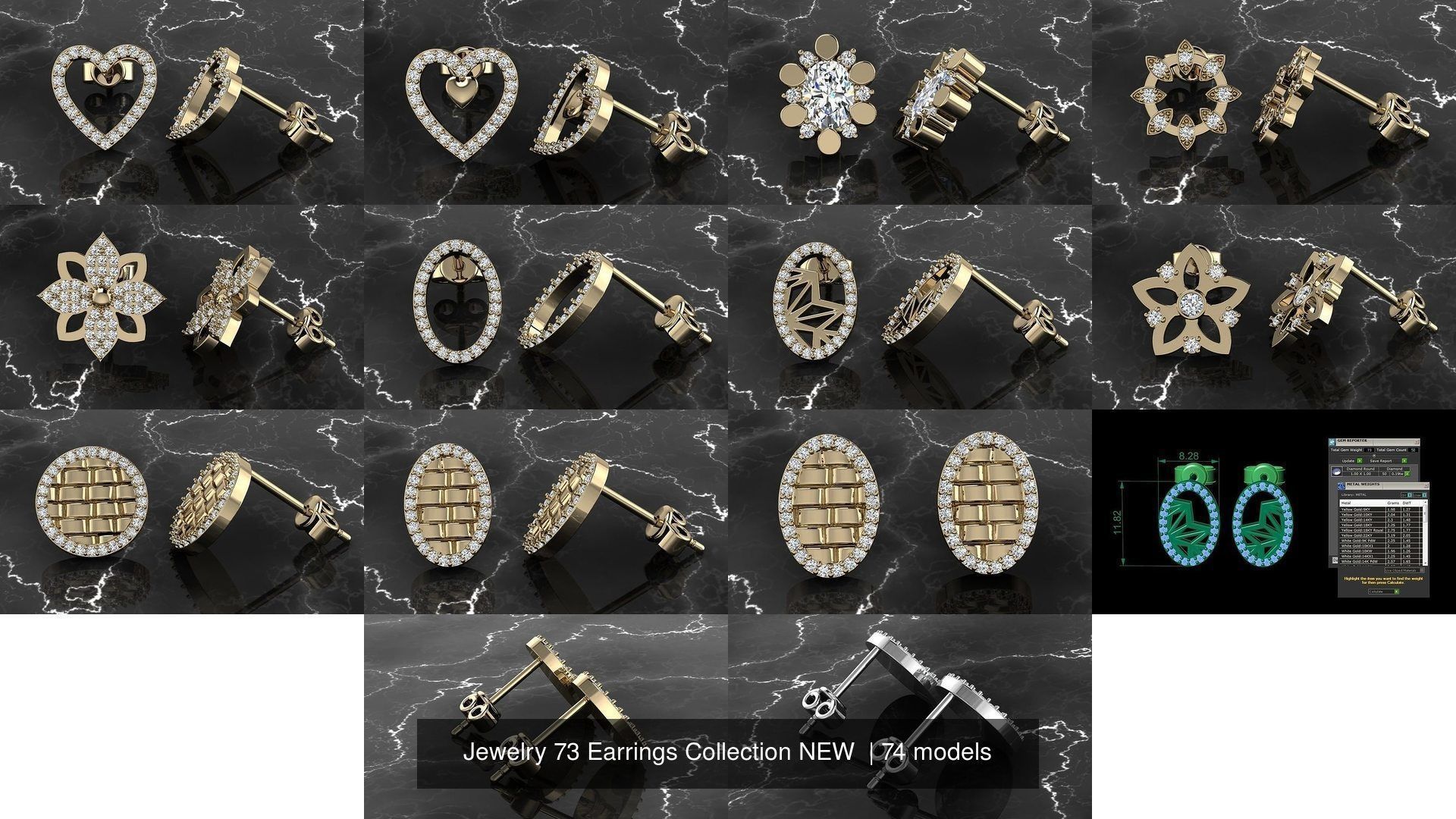 Jewelry 73 Earrings Collection NEW  _9