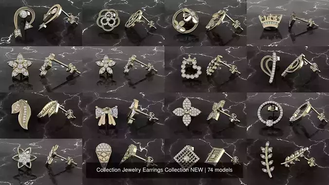 Jewelry 73 Earrings Collection NEW  