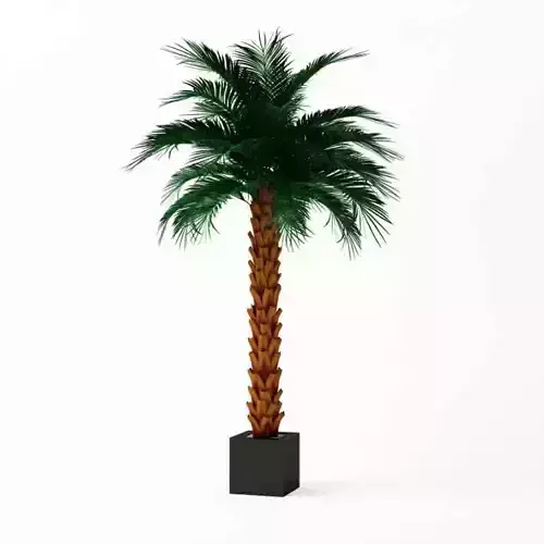 Artificial Palm Tree 3D model Artificial Palm Tree 3D model