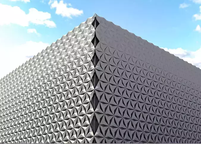 Decorative exterior wall panel