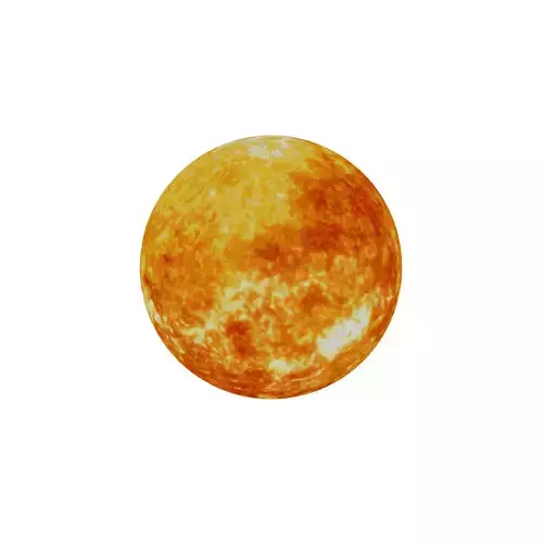 a sun model moon - venus 3D print model