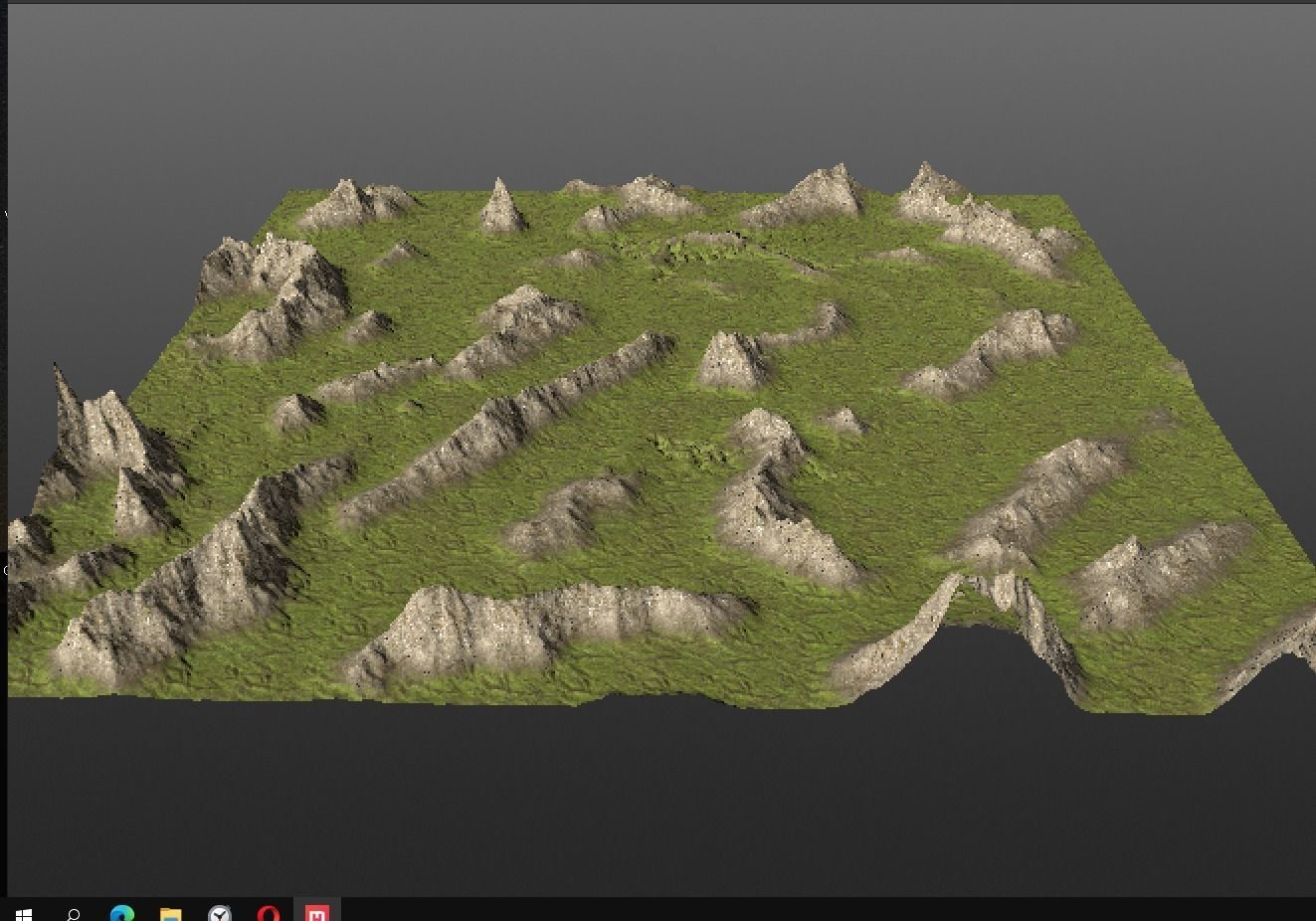 Game level landscape Kameron 3D model_1