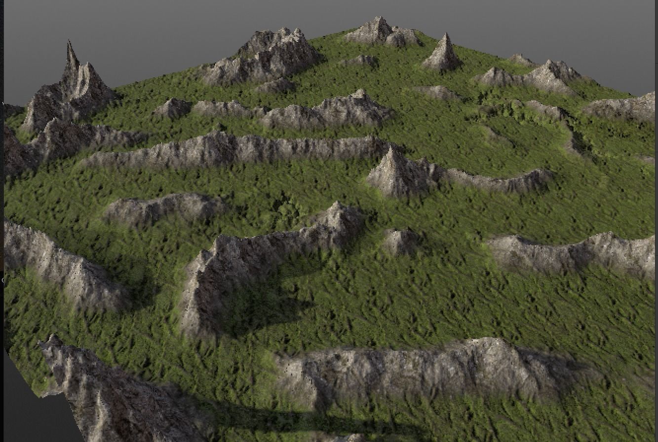 Game level landscape Kameron 3D model_4