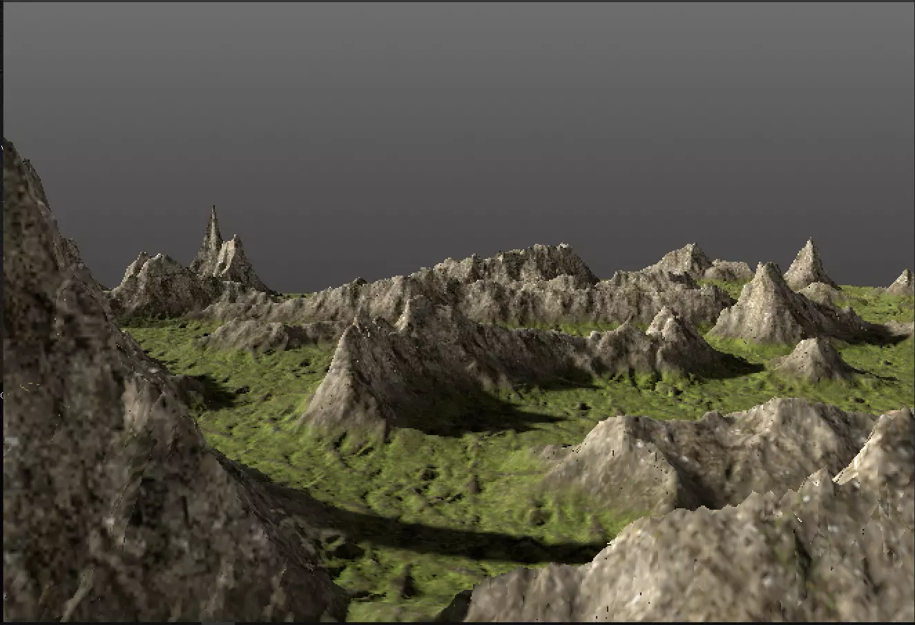Game level landscape Kameron 3D model_0