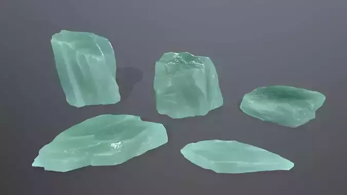 Ice Set aquamarine crystal