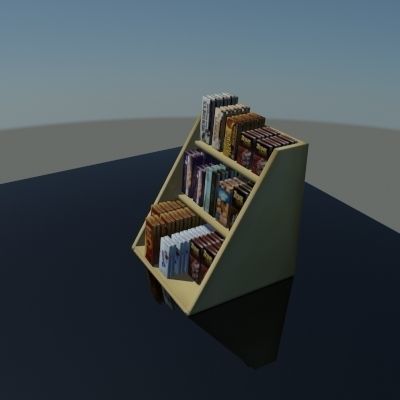 Retail Candy - Chocolate Display 3D model_2