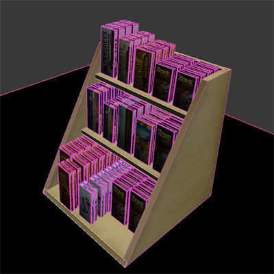 Retail Candy - Chocolate Display 3D model_4