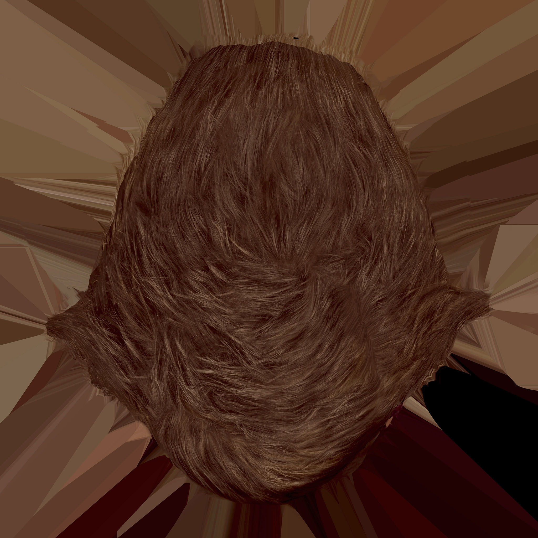 Raw Edge T-shirt Low-poly 3D model_23