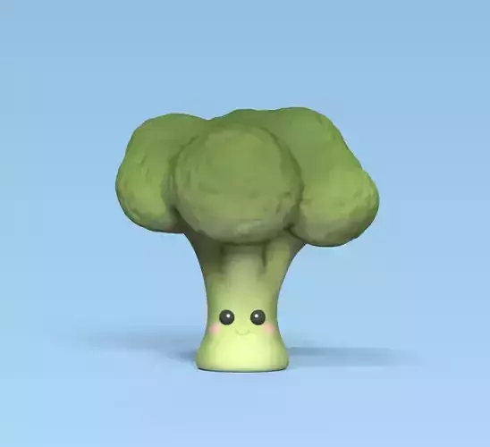 Cute Broccoli 3D print model