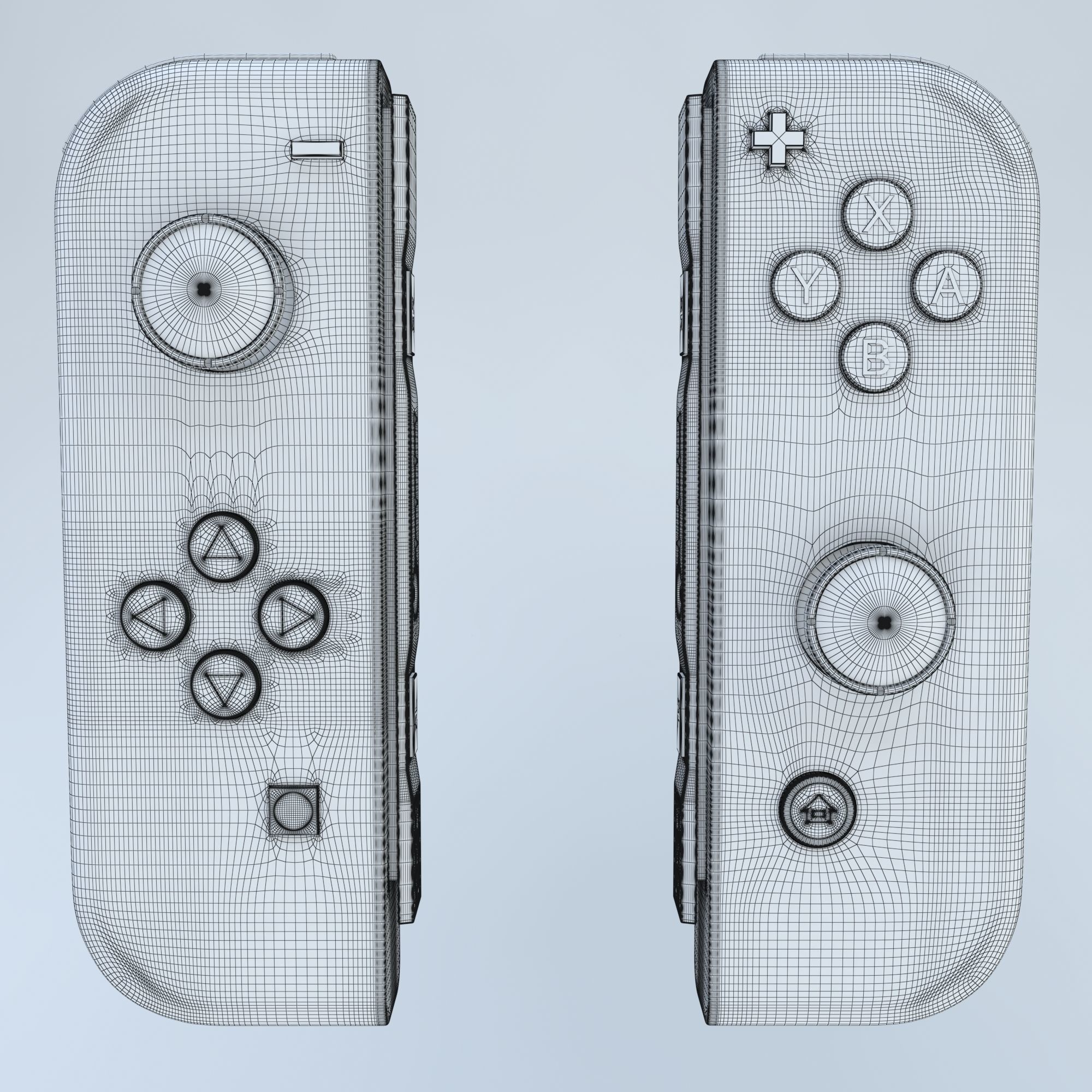 Nintendo Switch Joy-Con Controller 3D model_12
