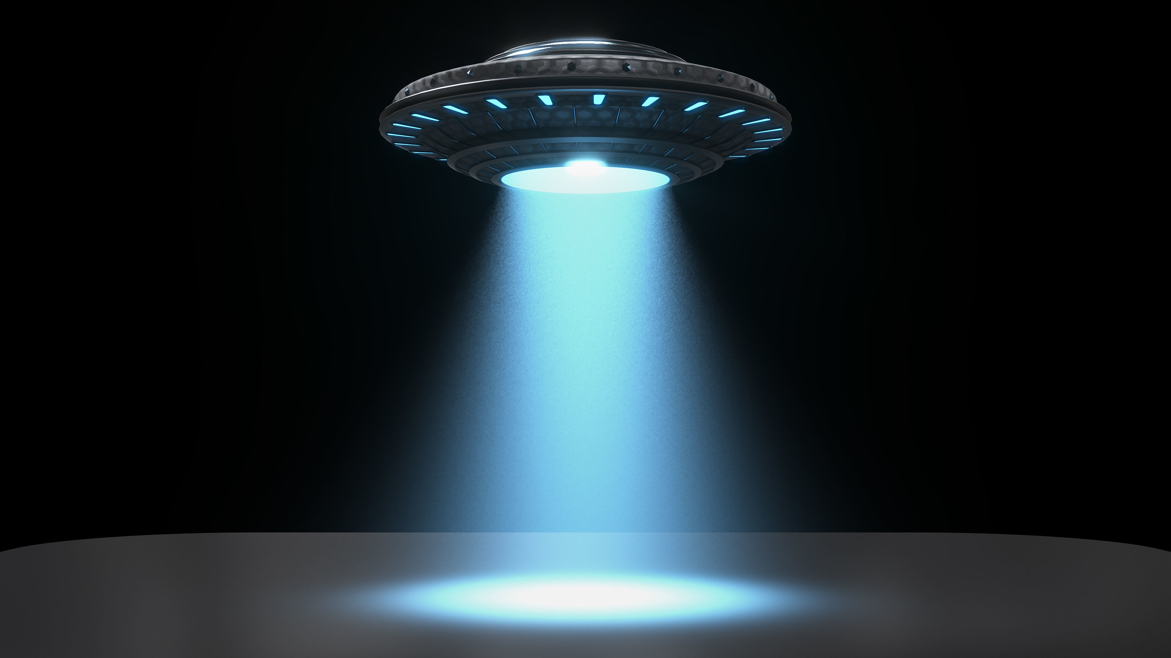 UFO SHIP Low-poly 3D model_5