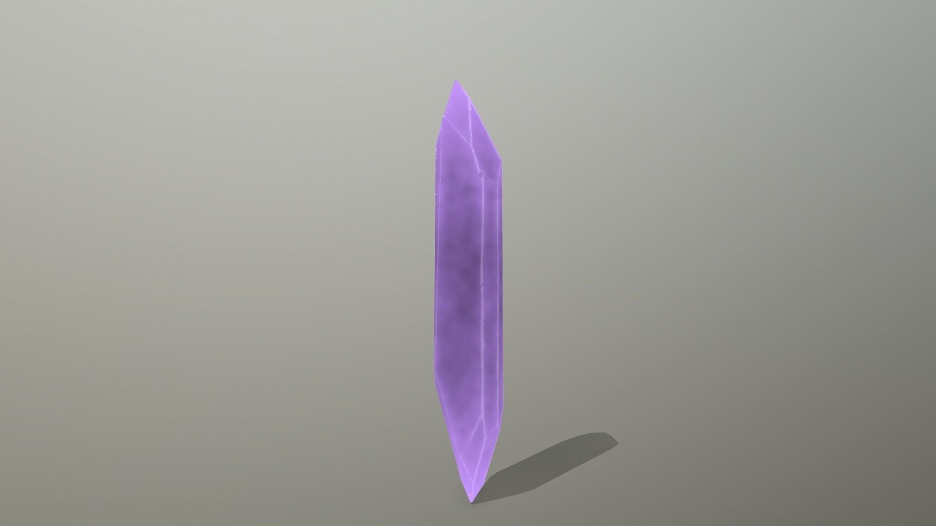 Crystal Set Low-poly 3D model_7