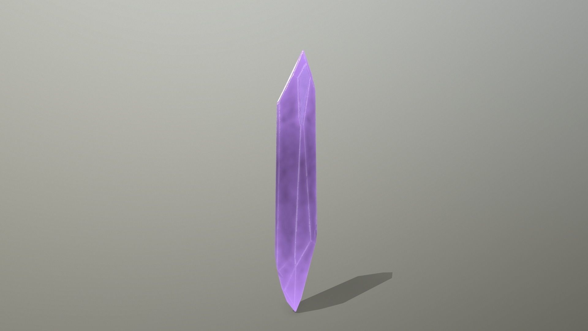 Crystal Set Low-poly 3D model_6