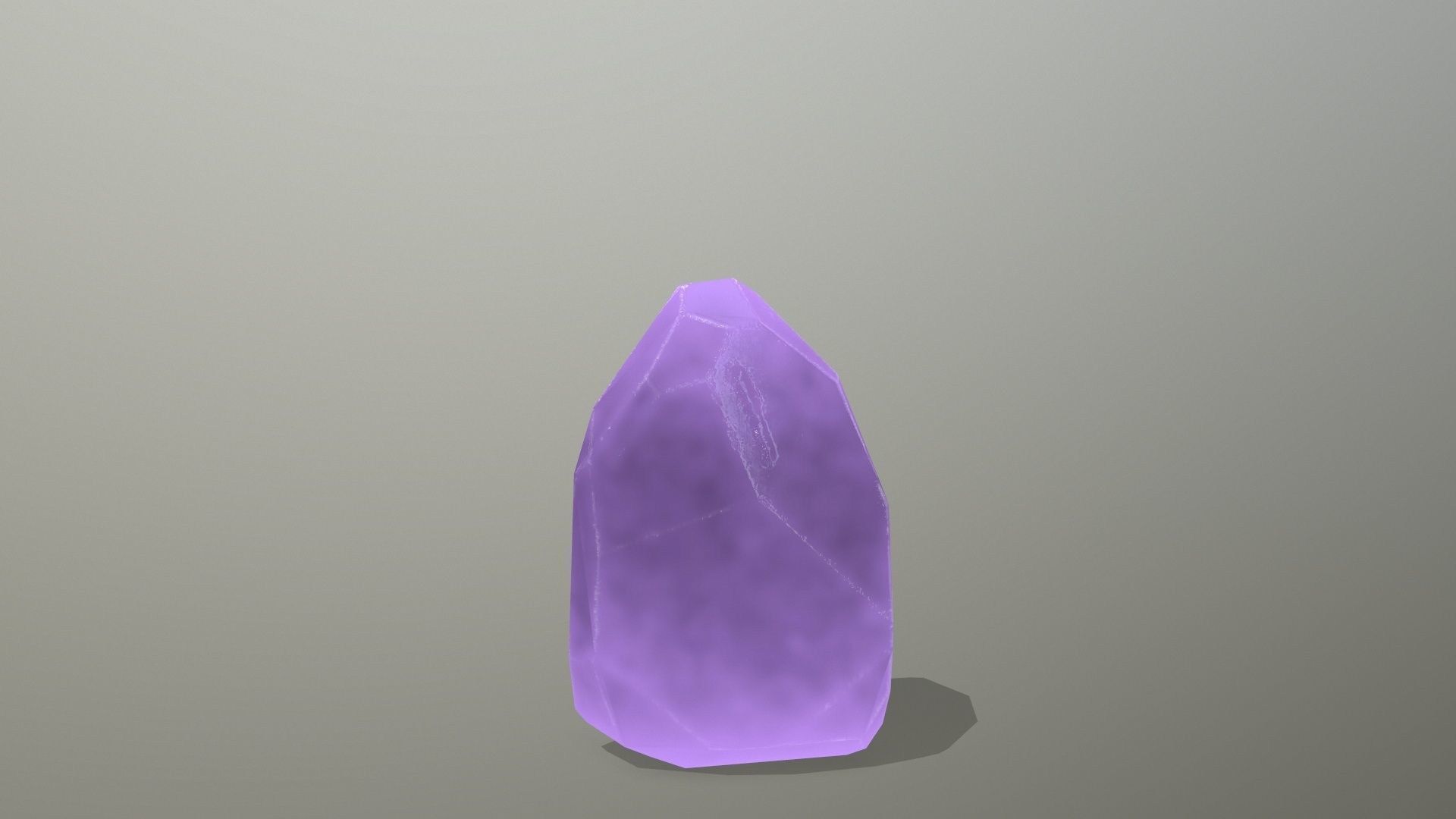 Crystal Set Low-poly 3D model_12