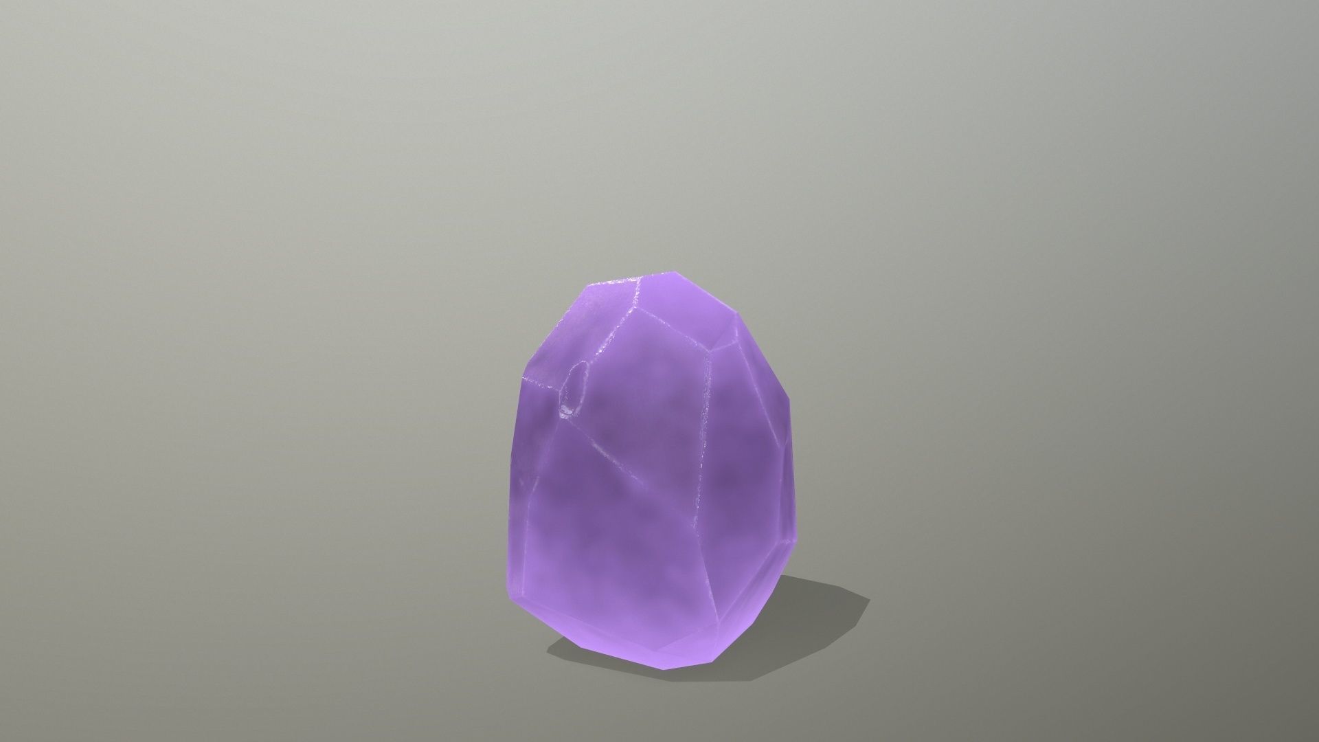 Crystal Set Low-poly 3D model_15