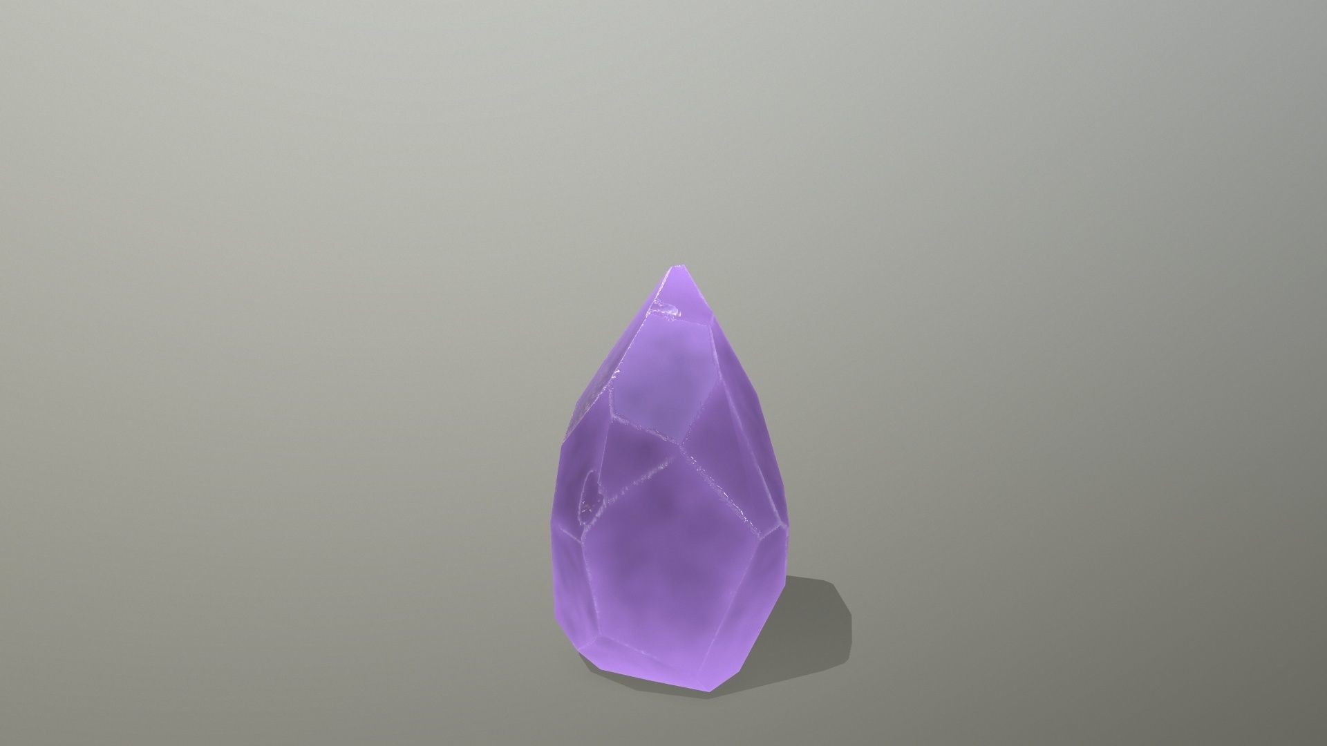 Crystal Set Low-poly 3D model_16