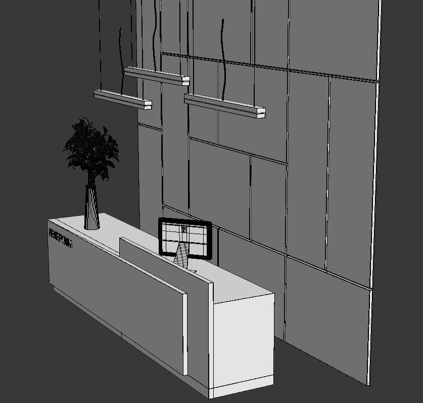 Reception 20 3D model_2