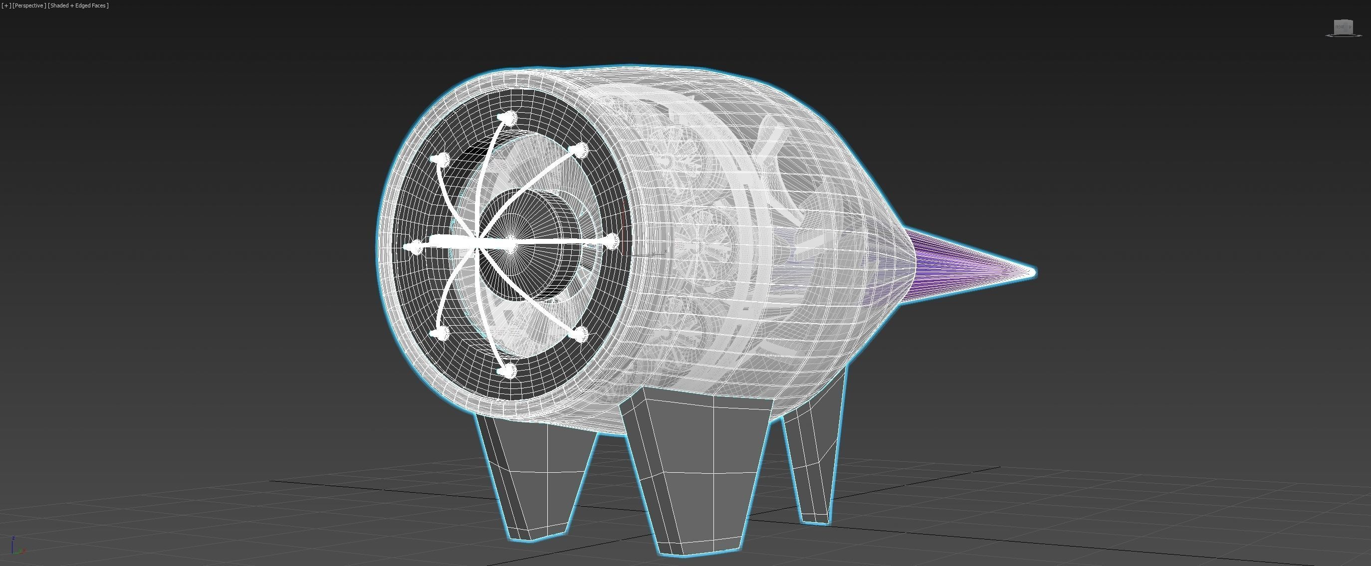 Ionic Vortex Thruster - Concept 3D model_30
