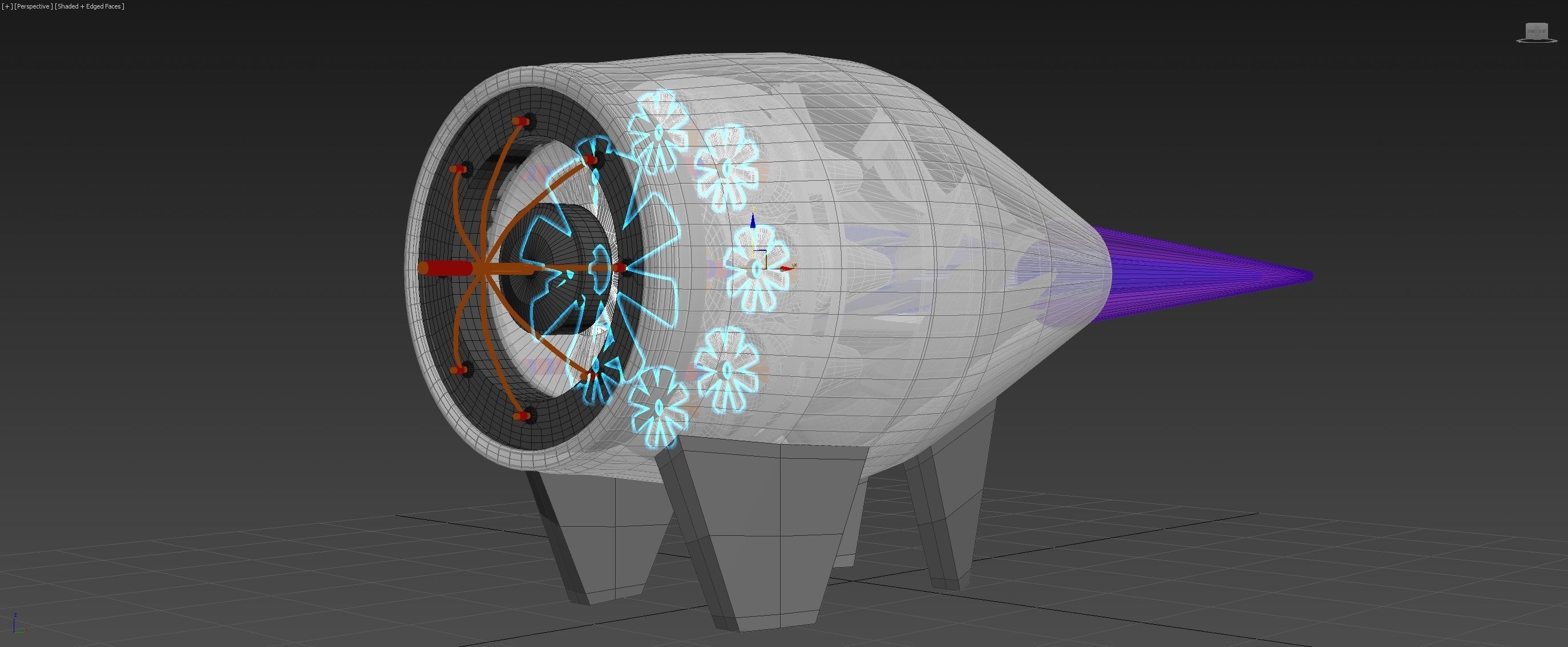Ionic Vortex Thruster - Concept 3D model_31