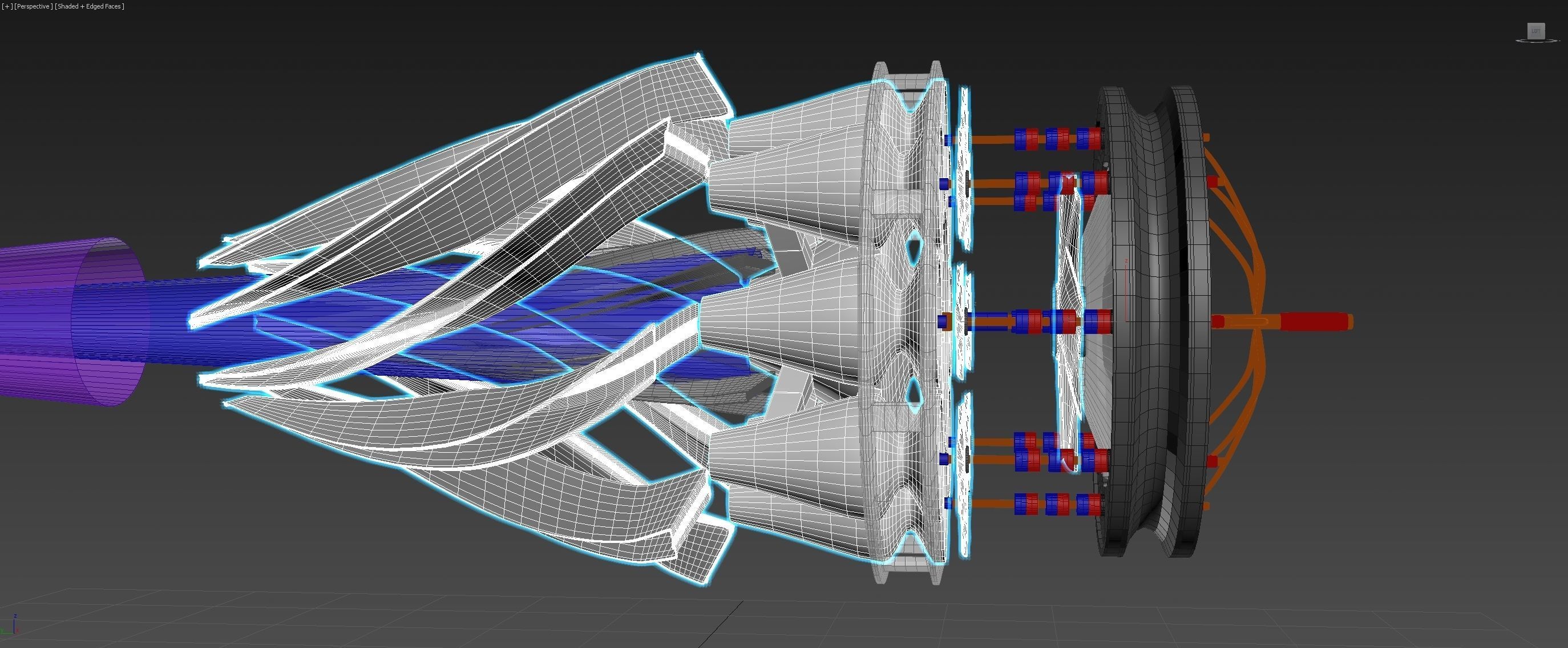 Ionic Vortex Thruster - Concept 3D model_32