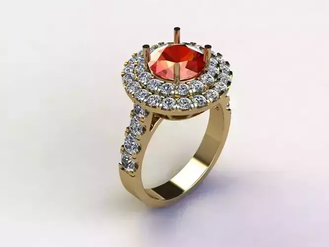 R251 Thailand ring new design cad file 3D model