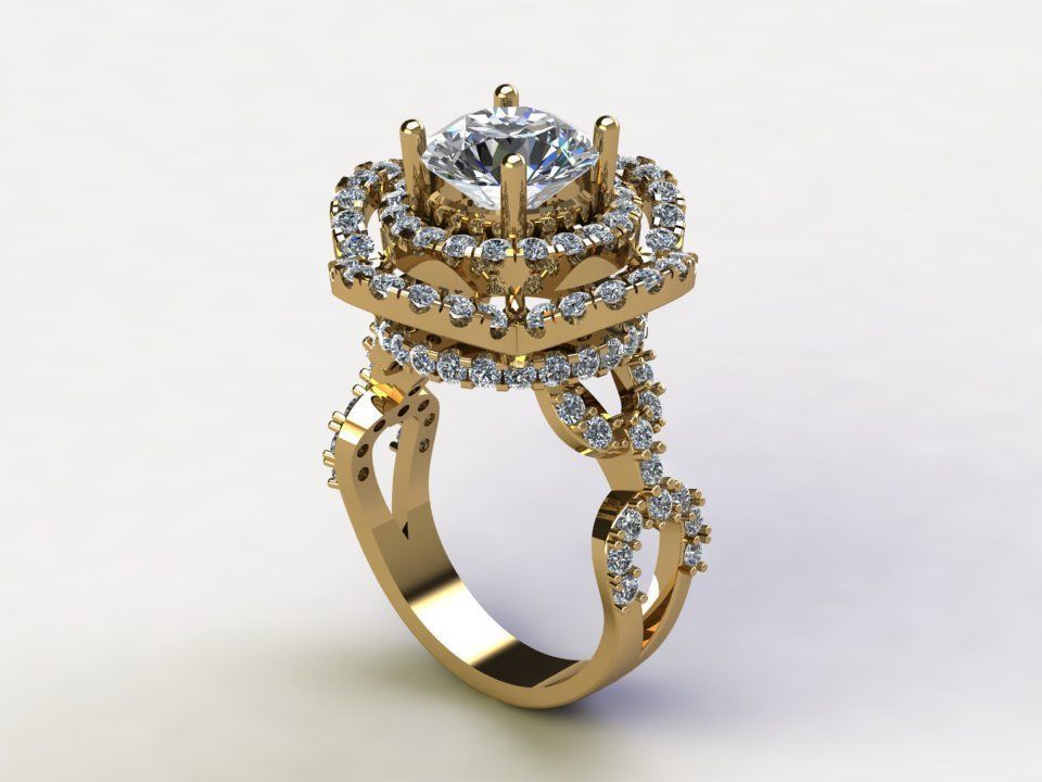 R247 thialand ring jewelry cad file 3D model_3