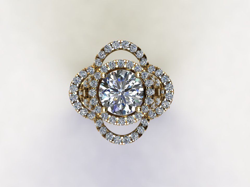 R247 thialand ring jewelry cad file 3D model_2