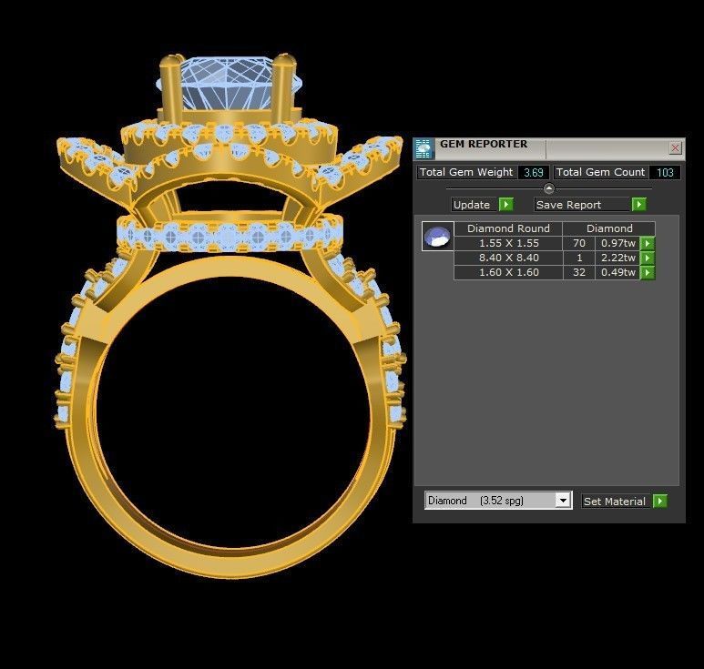 R247 thialand ring jewelry cad file 3D model_1
