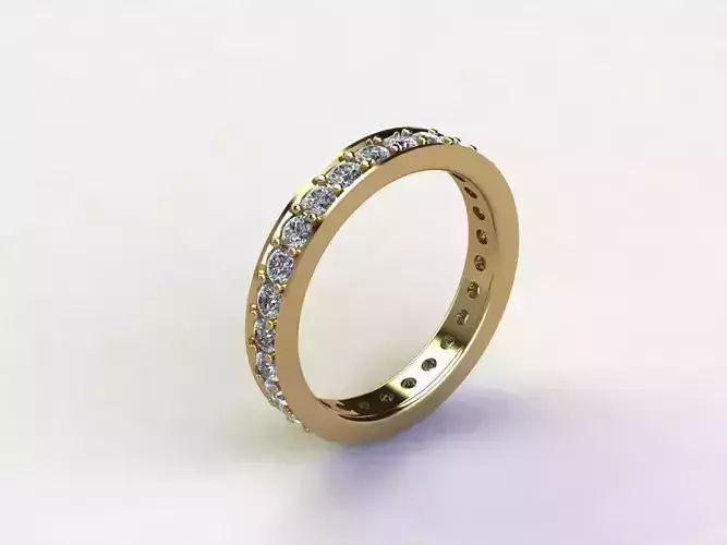 R246 simple ring Cambodia design jewelry 