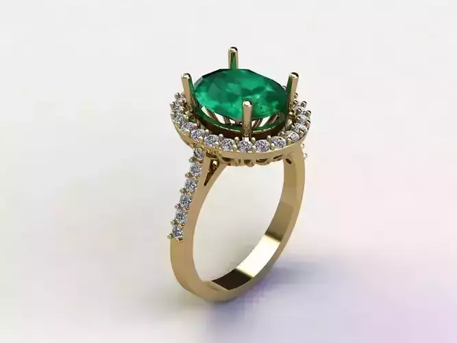 R241 diamond ring jewelry cad file 