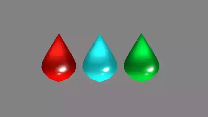 Cartoon Blood Drop - Water Drop - Medicine Drop