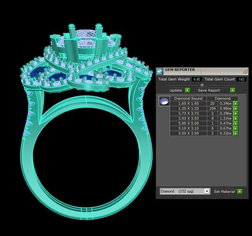 R238 new cad design ring with cad file new release this month 3D model ...