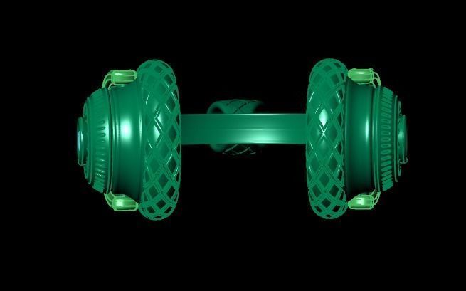 headphone pendant 3D print model_15