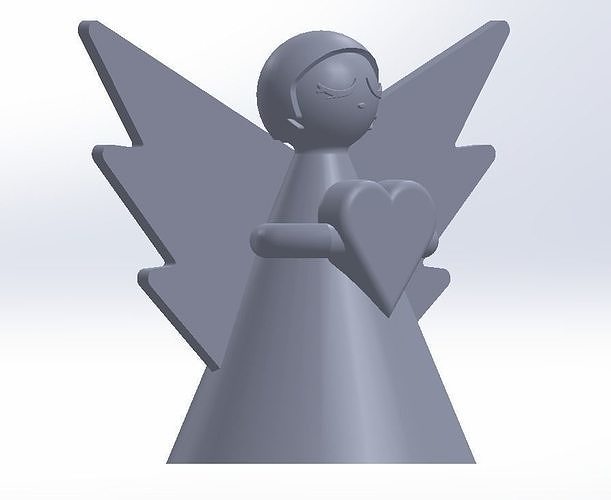 ANGEL figurine 3D print model