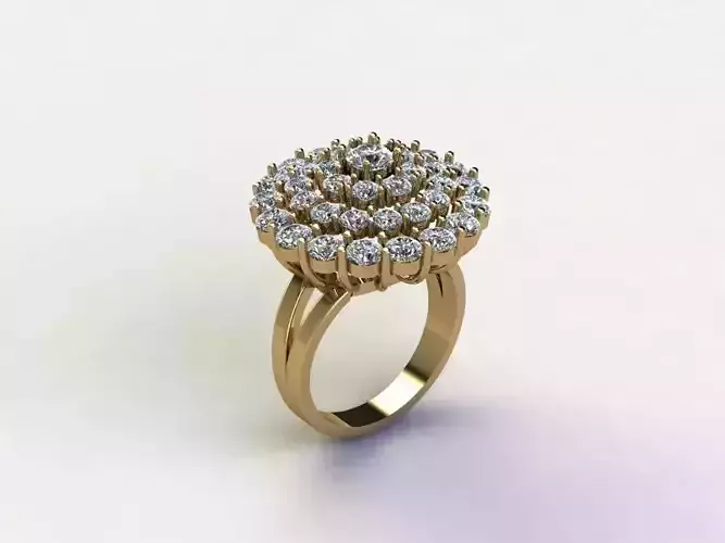 R227 diamond ring new cad file 