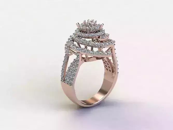 R221 ring design jewelry 3D model