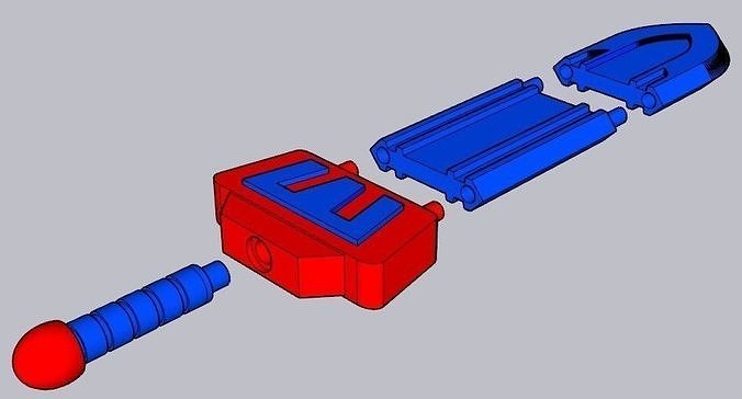 ZODAC SWORD 3D print model